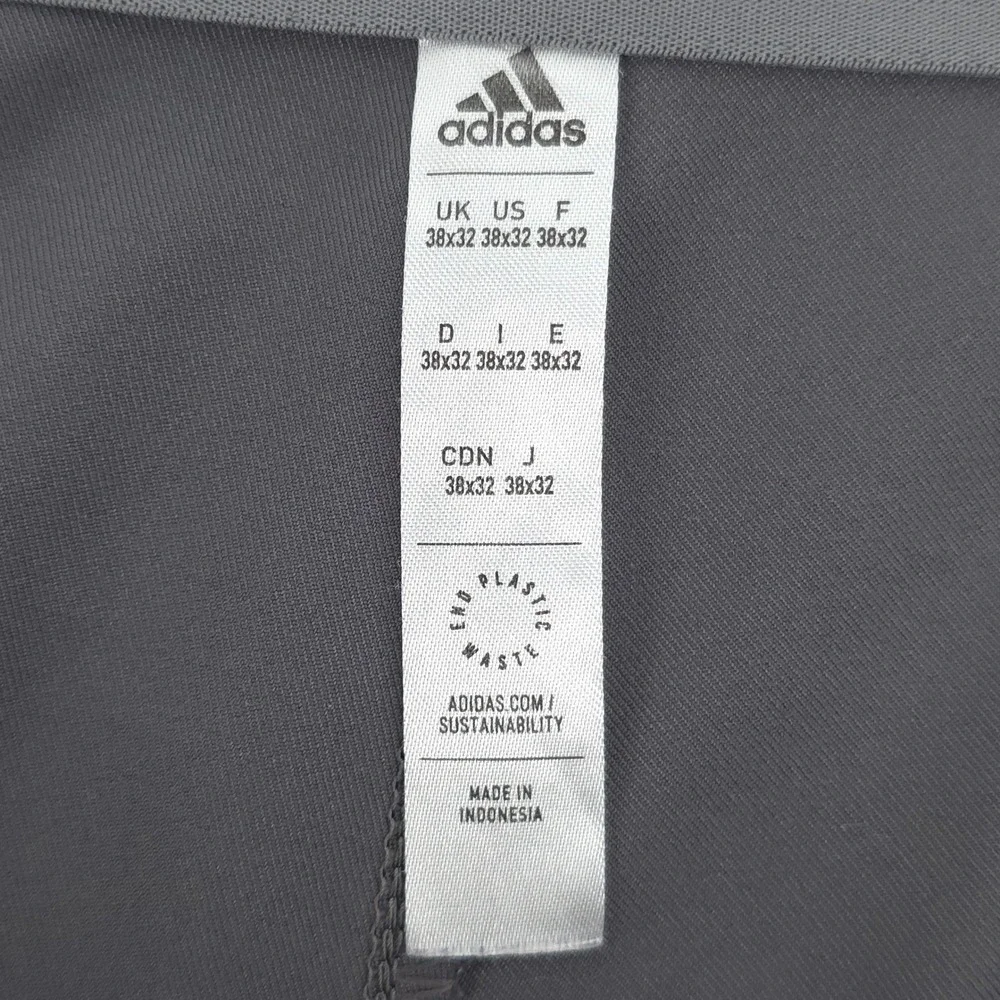 Adidas Mens Golf Pants 38x32 Grey Performance Ultimate Trousers